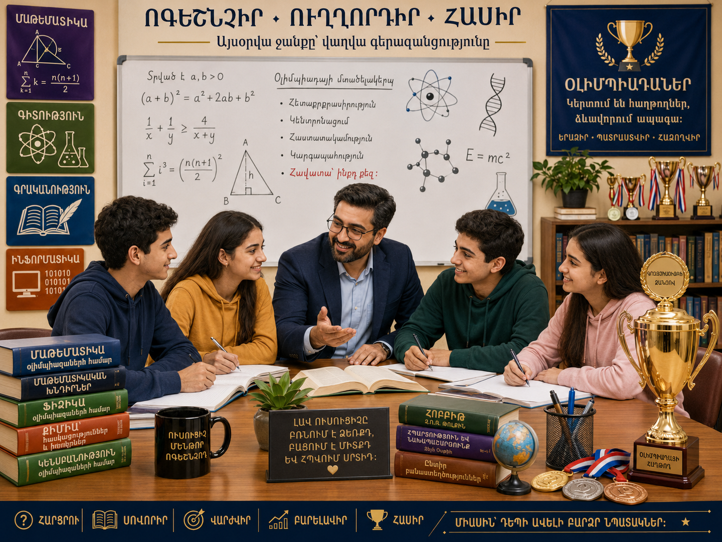 ՕԼԻՄՊԻԱԿԱՆ ՀԱՋՈՂՈՒԹՅՈՒՆՆԵՐԻ ՀԻՄՔՈՒՄ ՈՒՍՈՒՑՉԻ ՆՎԻՐՈՒՄՆ Է...